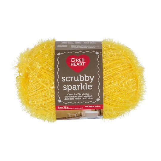 3 Pack Red Heart® Scrubby Sparkle™ Yarn